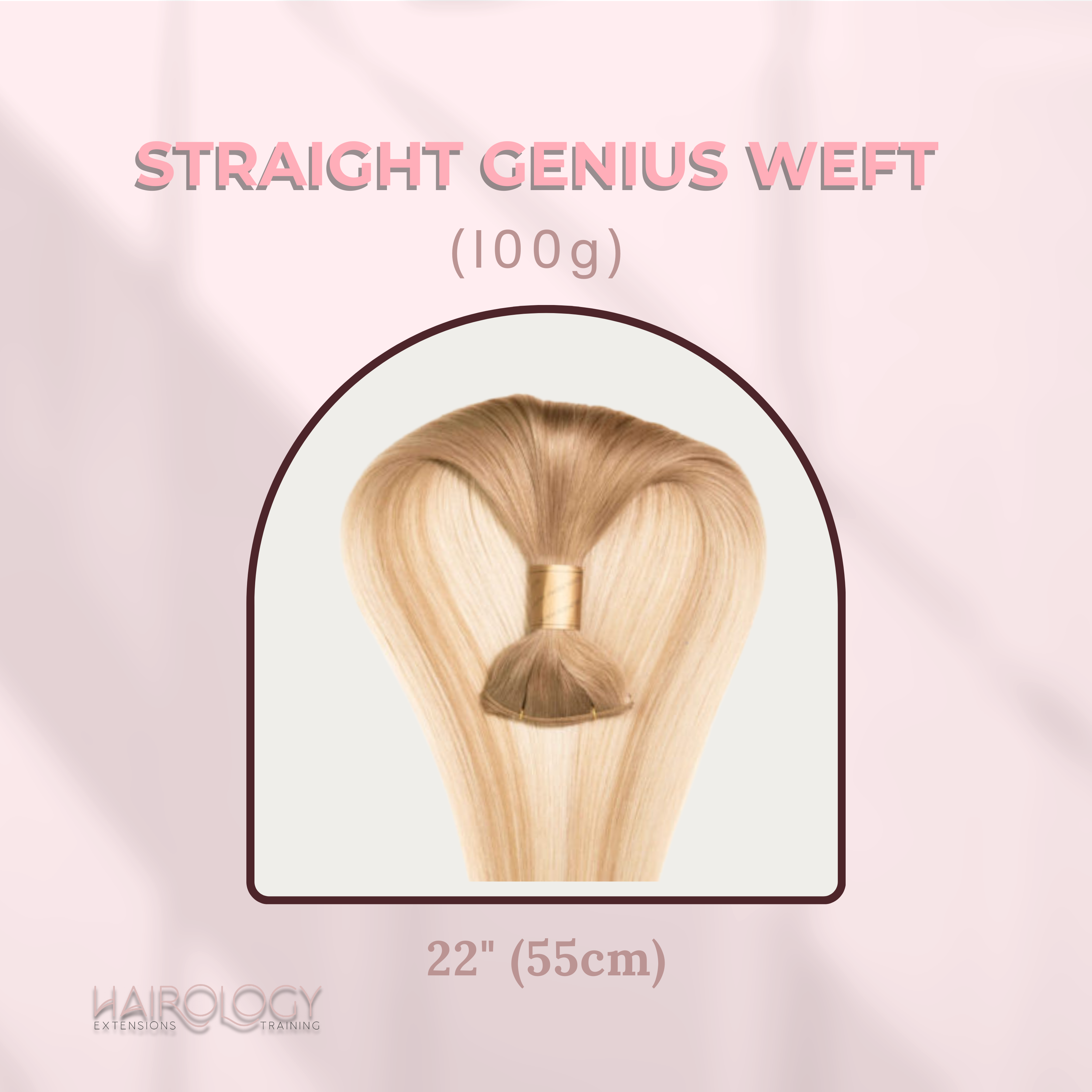 Straight Genius Weft (100g) - 22" (55cm)